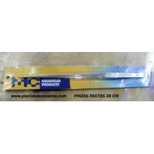 Pinzas rectas  Aquarium 38 cm Acero inox